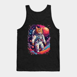 Cool Space cat Tank Top